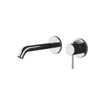 Mariani Next Built-in basin mixer with double flange, complete Chrome