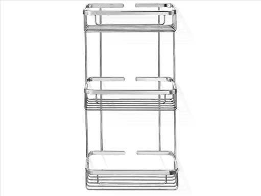 Rectangular Sponge Dish 3ply Chrome