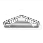 Corner Sponge Dish Chrome