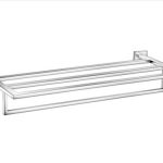 Enigma Towel Rack Chrome