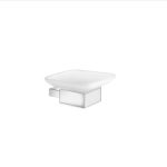 Monogram Soap Dish wall mounted Chrome