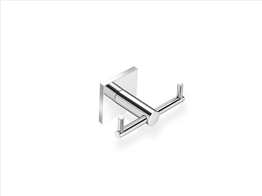 Tempo Double Bath Robe Hook Chrome