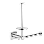 Tempo Double Toilet Roll Holder Chrome