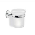 Twist Glass Holder Chrome