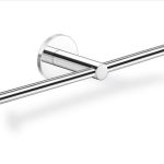 Twist Double Toilet Roll Holder Chrome