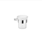 Academia Glass Holder wall mounted Chrome