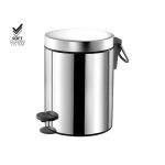 Waste Receptacle Soft Closing 5lt inox