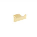 Monogram  Double Bath Robe Hook Brushed Brass