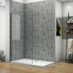 Clear Glass 8mm 80X200 Chrome Frame
