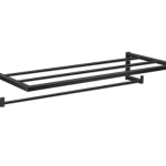 Towel Rack Black Matt