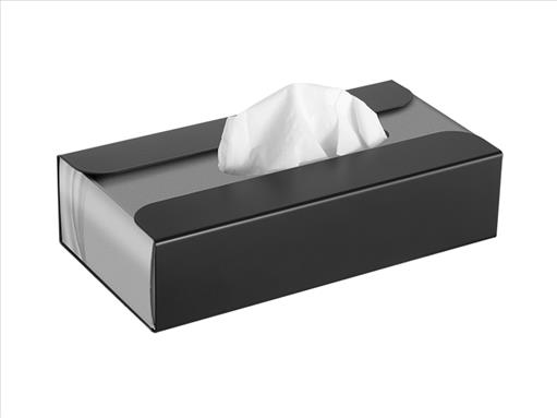 Kleenex Dispenser, Wall Mounted-Portable Black Matt