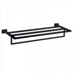 Enigma 50cm Towel Rack Black Matt
