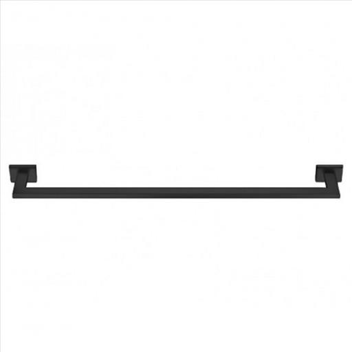 Enigma Single Towel Rail Matt Black