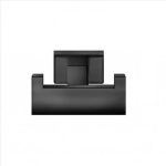 Enigma Double Bath Robe Hook Black Matt