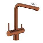 Borras Nat Triflow Pull out Brushed Copper