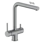 Borras Nat Triflow Pull out Brushed Graphite