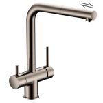 Borras Nat Triflow Pull out Brushed Steel