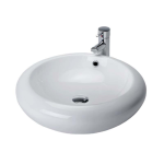 IRIS Round 52cm Ceramic White