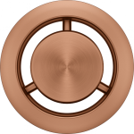 Round Overflow set hidden Copper