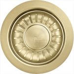 Pop-up waste with overflow outlet Franke Gold
