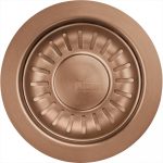 Pop-up waste with overflow outlet Franke Copper