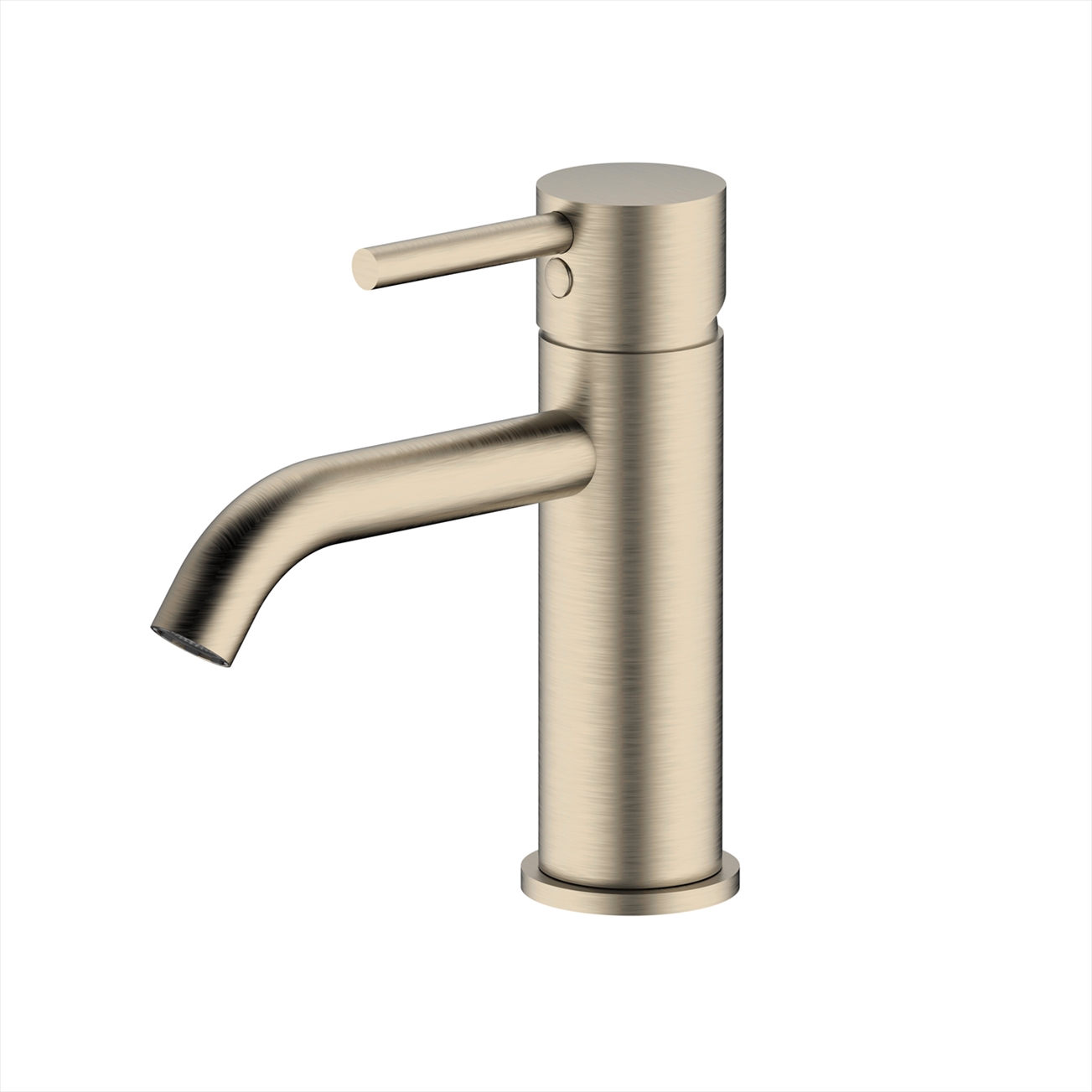EVO0461SS.jpg Borras EVOLUTION Short Basin Tap Brushed Steel - Image 1