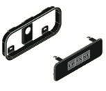 2120109042.jpg SPARE PARTS Aξεσουάρ υπερχείλισης στενόμακρο Matte Black - Image 1