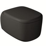 Susi Wall-hung Rimless Including Soft Closing Slim Seat Satin Black