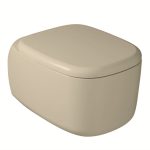 Susi Wall-hung Rimless Including Soft Closing Slim Seat Sand