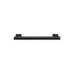 Academia Single Towel Rail 30cm Mat Black